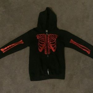 Beware skeleton hoodie